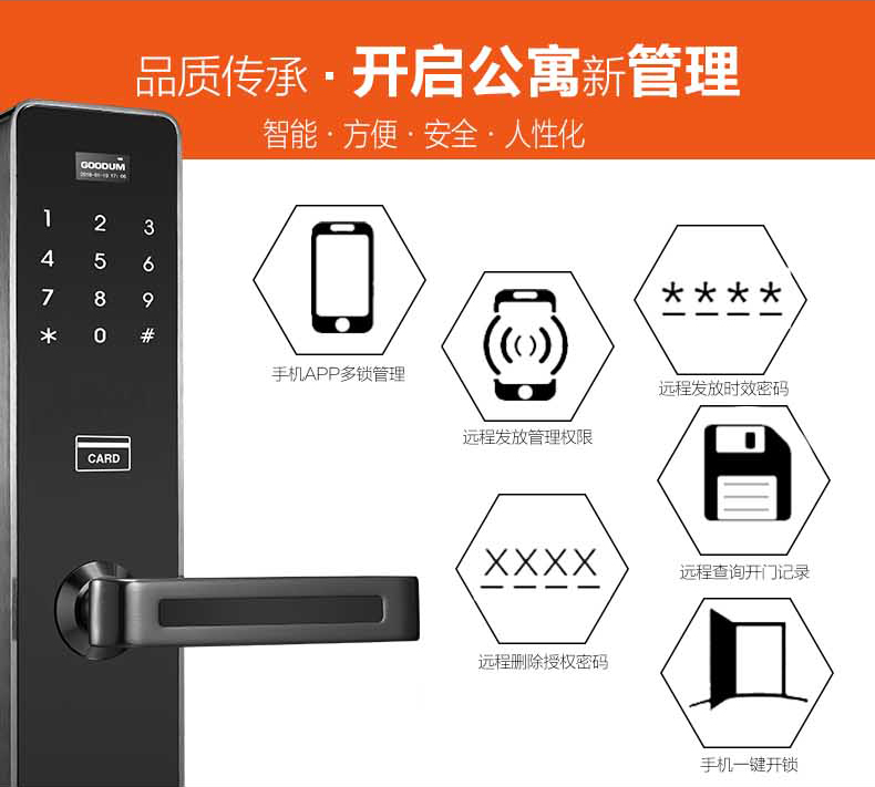 酒店密码锁,公寓锁,公寓密码锁,蓝牙锁,手机远程锁,长租锁,app开锁